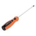 Отвертка "Point", SL4 х 100 мм, CS, двухкомпонентная рукоятка Sparta 15778