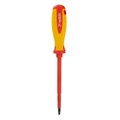 Отвертка Insulated, SL5.5 x 125 мм, CrMo, до 1000 В, двухкомпонентная рукоятка Matrix Professional 15804