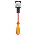 Отвертка Insulated, SL5.5 x 125 мм, CrMo, до 1000 В, двухкомпонентная рукоятка Matrix Professional 15804