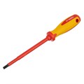Отвертка Insulated, SL6.5 x 150 мм, CrMo, до 1000 В, двухкомпонентная рукоятка Matrix Professional 15805