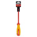 Отвертка Insulated, SL6.5 x 150 мм, CrMo, до 1000 В, двухкомпонентная рукоятка Matrix Professional 15805