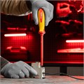 Отвертка Insulated, SL6.5 x 150 мм, CrMo, до 1000 В, двухкомпонентная рукоятка Matrix Professional 15805