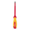Отвертка Insulated, SL8 x 150 мм, CrMo, до 1000 В, двухкомпонентная рукоятка Matrix Professional 15806
