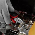 Плоскогубцы Mini, 130 мм, никелированные, авторазжим, двухкомпонентные рукоятки Matrix 15896
