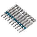 Бита Torx 10 х 50, сталь S2, 10 шт. Gross 16007