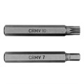 Набор бит HEX, Torx , SPLine, хвостовик-шестигранник 1/2, CrV, 42 шт. Stels 16027