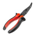 Длинногубцы изогнутые Black Nickel, 160 мм, двухкомпонентные рукоятки Matrix 16073