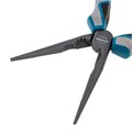 Длинногубцы прямые 205 мм, трехкомпонентные рукоятки Gross 16076