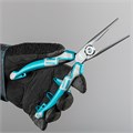 Длинногубцы прямые 205 мм, трехкомпонентные рукоятки Gross 16076