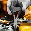 Длинногубцы прямые Mini, 130 мм, никелированные, авторазжим Sparta 16080