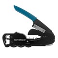 Клещи для обжима телефонных и компьютерных клемм RJ45, 8P и RJ11/12, 6P, компактный размер, CAT5 Gross 16100