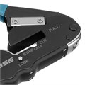 Клещи для обжима телефонных и компьютерных клемм RJ45, 8P и RJ11/12, 6P, компактный размер, CAT5 Gross 16100