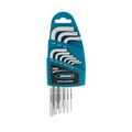 Набор ключей имбусовых Torx -TT, 9 шт: T10-T50, удлиненные, S2, сатинированные Gross 16137