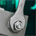 Ключ комбинированный, 24 мм, CrV, матовый хром Stels 16167
