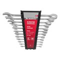 Набор ключей комбинированных, 6-22 мм, 12 шт, CrV, матовый хром Matrix 16174