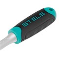 Ключ-трещотка 1/4", CrV, 72 зуба, с быстрым сбросом, матовый хром Stels 16240
