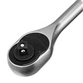 Ключ-трещотка 1/4", CrV, 72 зуба, с быстрым сбросом, матовый хром Stels 16244