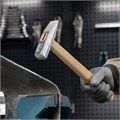 Молоток слесарный, 400 г, квадратный боек, деревянная рукоятка 16259