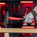 Молоток слесарный optimal, 600 г, фибергласовая обрезиненная рукоятка, квадратный боек Matrix 16271