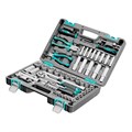 Набор инструментов, 1/2", 1/4", CrV, пластиковый кейс 69 предметов Stels 16287
