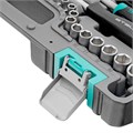 Набор инструментов, 1/2", 1/4", CrV, пластиковый кейс 69 предметов Stels 16287