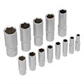 Набор инструментов, 1/2", 1/4", CrV, пластиковый кейс 69 предметов Stels 16287