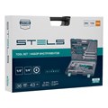 Набор инструментов, 1/4", 1/2", Cr-V, S2, усиленный кейс, 119 предметов Stels 16288