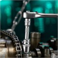 Набор торцевых головок с трещоткой, 1/4", 26 предметов Stels 16289