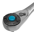 Набор торцевых головок, трещотка 120 зубьев, 1/2", 1/4", CrV, 41 предмет Gross 16291