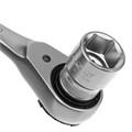 Набор торцевых головок, трещотка 120 зубьев, 1/2", 1/4", CrV, 41 предмет Gross 16291