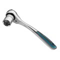 Набор торцевых головок, трещотка 120 зубьев, 1/2", 1/4", CrV, 41 предмет Gross 16291