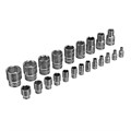 Набор торцевых головок, трещотка 120 зубьев, 1/2", 1/4", CrV, 41 предмет Gross 16291