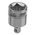 Набор торцевых головок, трещотка 120 зубьев, 1/2", 1/4", CrV, 41 предмет Gross 16291