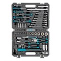 Набор инструментов, 1/4", 1/2", CrV, 120 зубьев, 76 предметов Gross 16294
