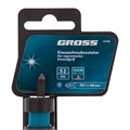 Отвертка PH1 x 100 мм, S2, трехкомпонентная ручка Gross 16322