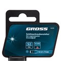 Отвертка SL3 x 75 мм, S2, трехкомпонентная рукоятка Gross 16341