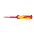 Отвертка Insulated, SL3 x 80 мм, CrMo, до 1000 В, двухкомпонентная рукоятка Matrix Professional 16360
