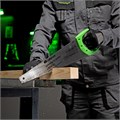 Ножовка по дереву "Зубец", 450 мм, 7-8 TPI, каленый зуб 3D, двухкомпонентная рукоятка Сибртех 16497