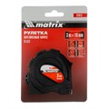 Рулетка Black,3 м х 16 мм,обрезиненный корпус Matrix 16785