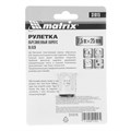 Рулетка Black,7,5 м х 25 мм,обрезиненный корпус Matrix 16787