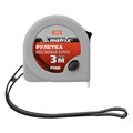 Рулетка Fine,3 м х 16 мм,пластиковый корпус Matrix 16788