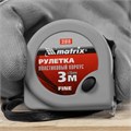 Рулетка Fine,3 м х 16 мм,пластиковый корпус Matrix 16788