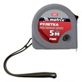 Рулетка Fine,5 м х 19 мм,пластиковый корпус Matrix 16789