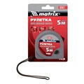 Рулетка Fine,5 м х 19 мм,пластиковый корпус Matrix 16789
