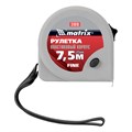 Рулетка Fine,7,5 м х 25 мм,пластиковый корпус Matrix 16790