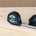 Рулетка "Ergonomisch",8 м x 25 мм,магнитный обрезиненный зацеп Gross 16798