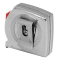 Рулетка Chrom,2 м x 13 мм,хромированный корпус Matrix 16804