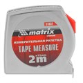 Рулетка Chrom,2 м x 13 мм,хромированный корпус Matrix 16804