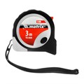 Рулетка Continuous fixation,3 м х 16 мм,двухкомпонентный корпус,плавная фиксация Matrix 16807