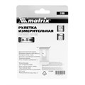 Рулетка Continuous fixation,3 м х 16 мм,двухкомпонентный корпус,плавная фиксация Matrix 16807